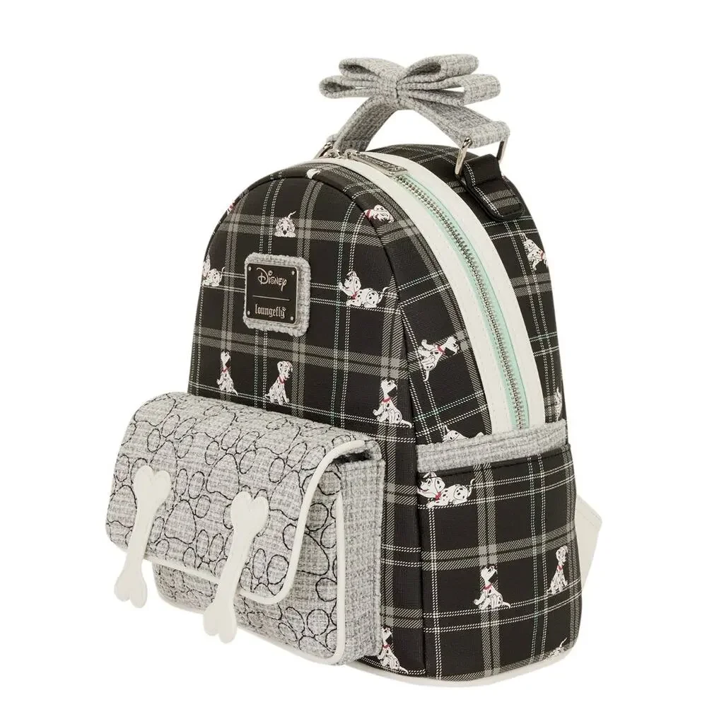 Loungefly Disney 101 Dalmations Exclusive Plaid mini backpack NWT